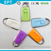 Green Plastic Slide Pushing Mini USB Flash Drive (EP254)